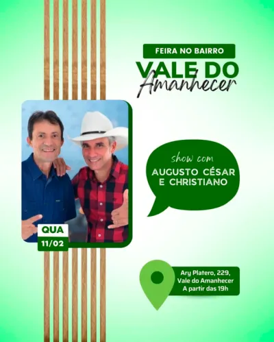 Imagem da notícia Prefeitura de Costa Rica promove Feira no Bairro Vale do Amanhecer nesta quarta-feira